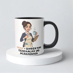 Świąteczny Kubek na Święta - Mama - dyrektor generalny od ogarniania